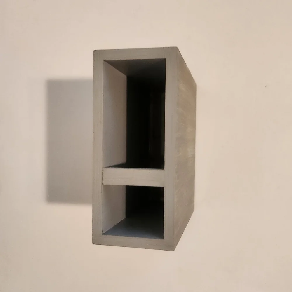 Threshold Grey Wood Tone Toothbrush Holder